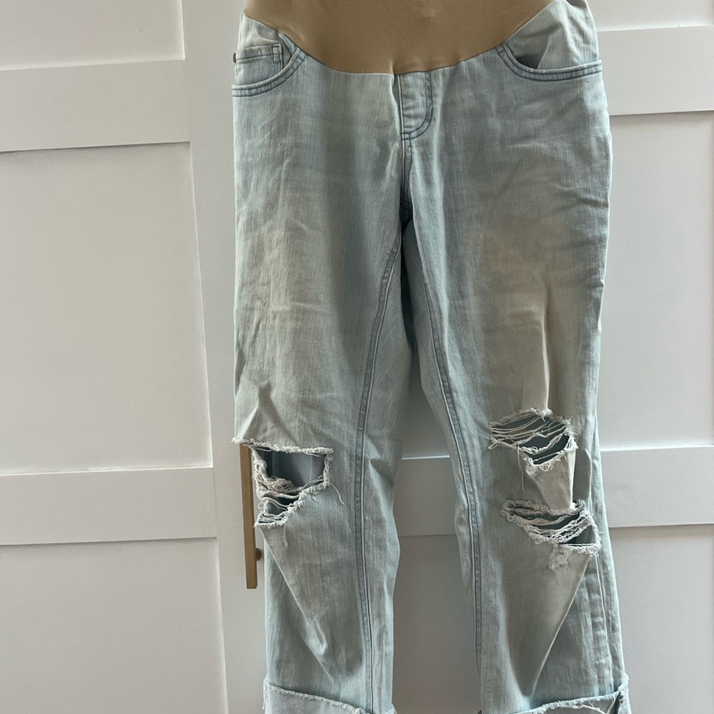 Indigo Blue M Maternity Jeans